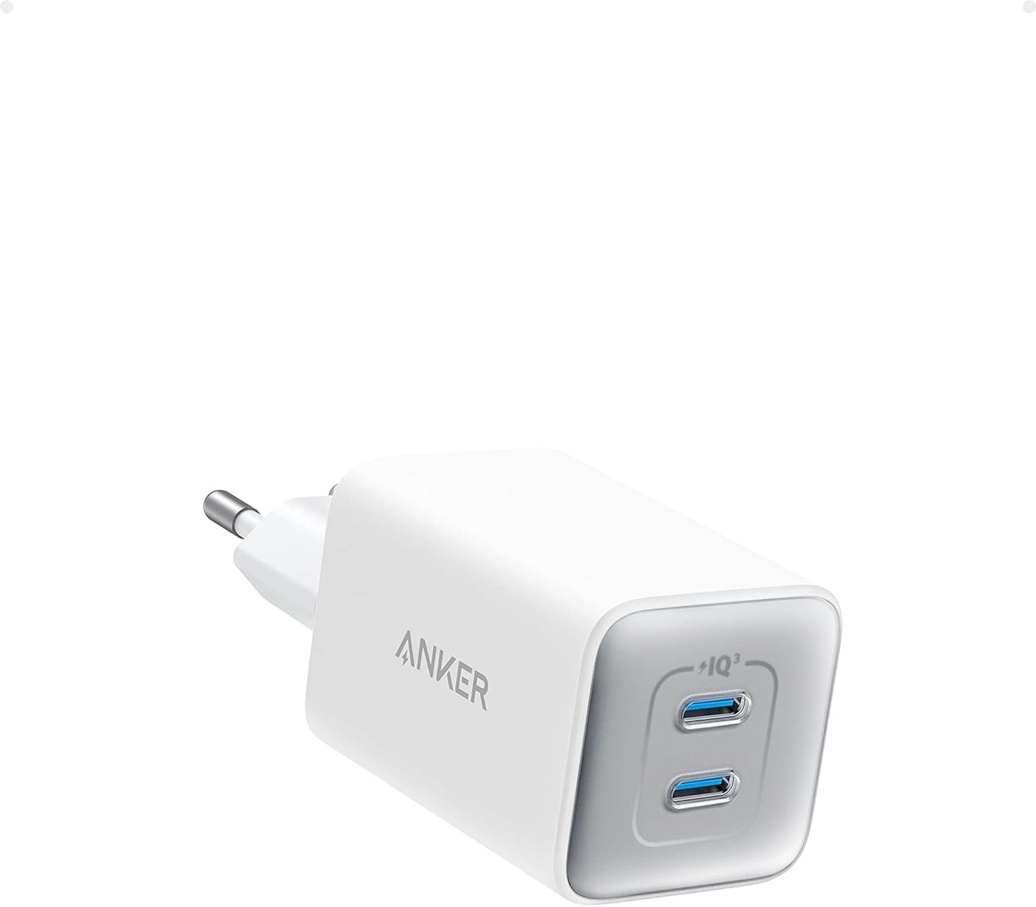 ANKER USB-C Nano-laturi 47W, 2-porttinen kompakti GaN-laturi