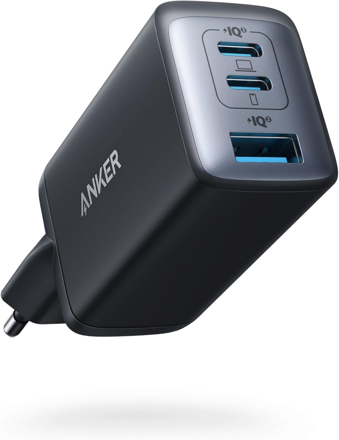 Anker 735 Laturi GaNPrime 65W 1x USB-A 2x USB-C virtalähde