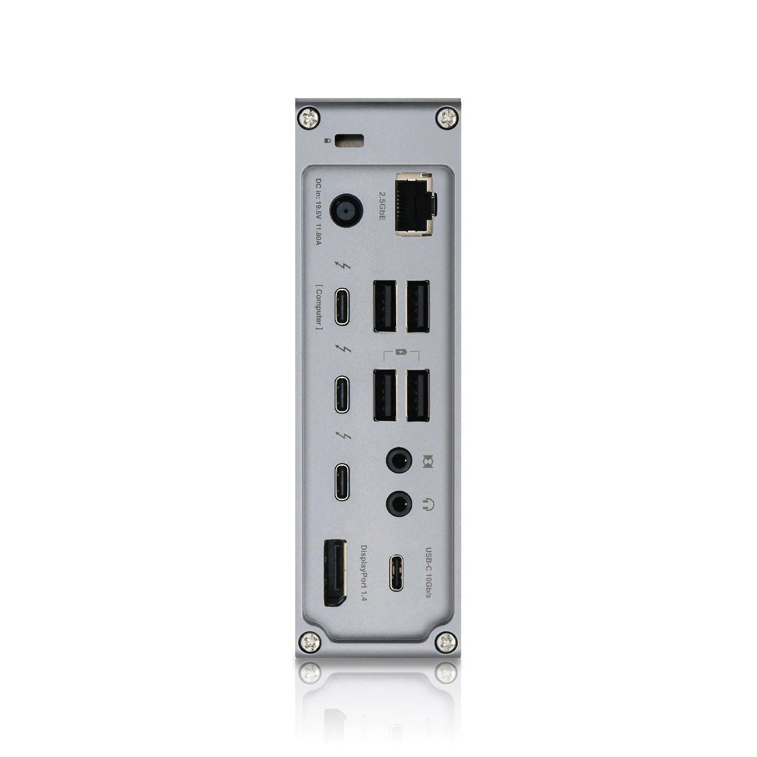 CalDigit TS4 1–18 USB-C-telakointiasema, joka on yhteensopiva Thunderbolt 4:n ja 3:n kanssa, USB4-tuki M1:lle ja M2:lle