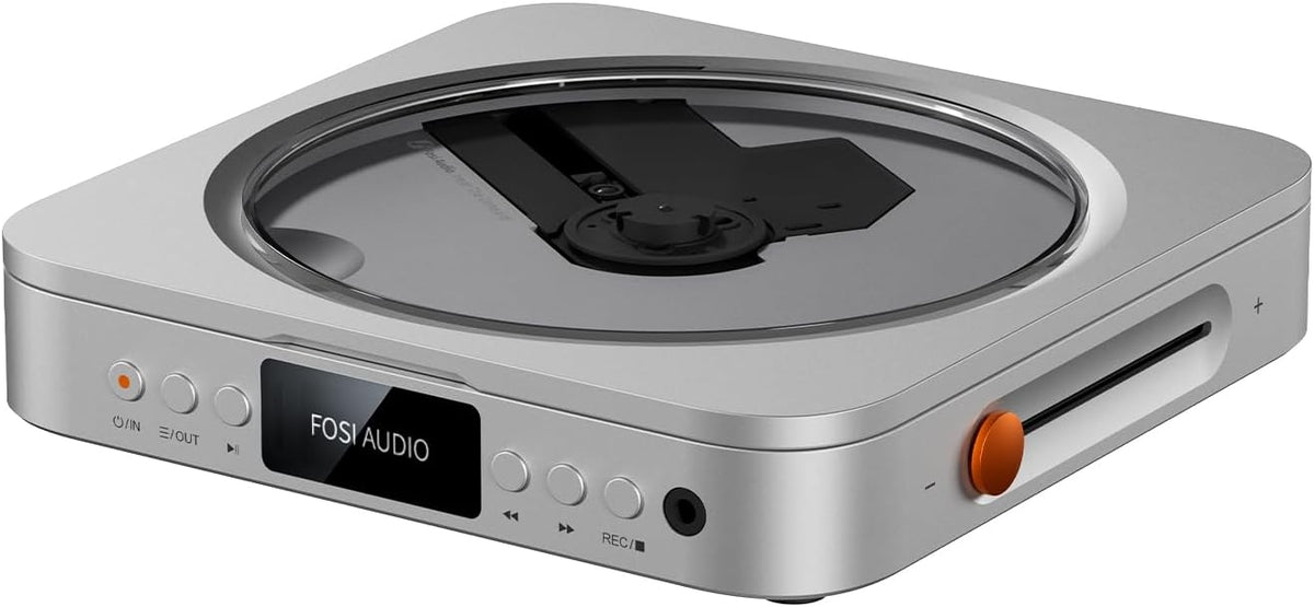 Fosi Audio Merak CD-soitin Kannettava HiFi CD-soitin kotiin ja työpöydälle, USB CD-rippaus