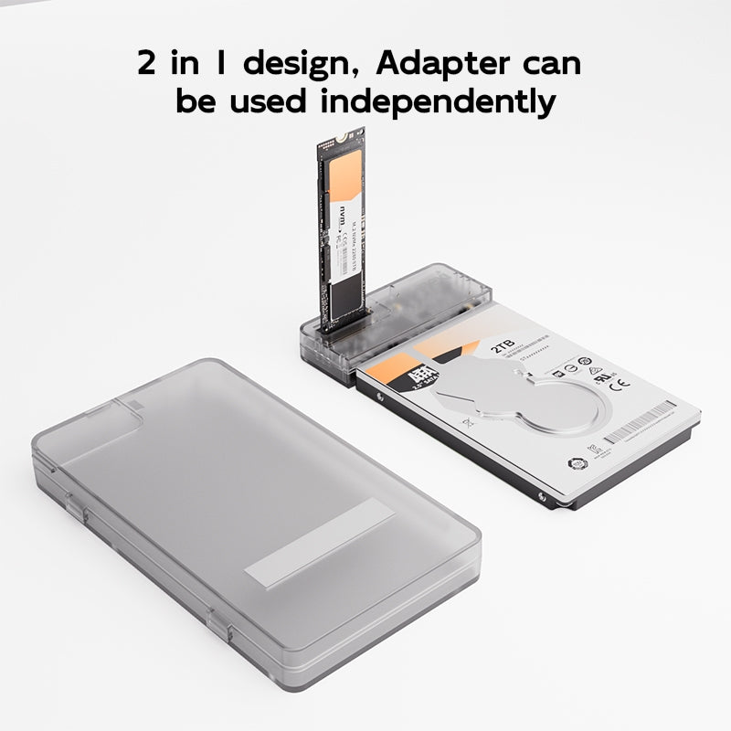 MAIWO 2,5" SATA HDD, SSD & M.2 NVMe kotelo 10Gbps