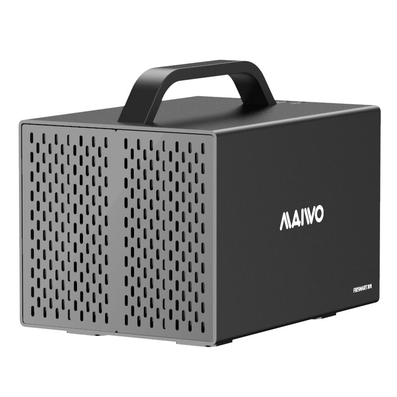 Maiwo K35274A Quad Bay 3,5" SATA HDD-kotelo USB-C Gen2 10G Windows 10/11 macOS