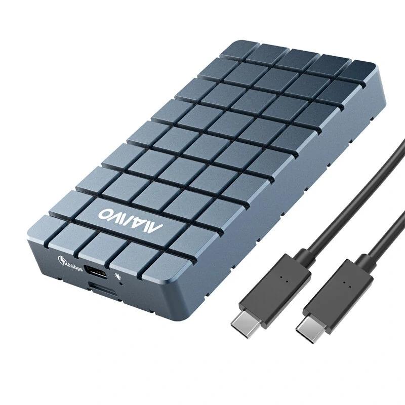 Maiwo USB4.0 NVME Ulkoinen kaappi 8TB M ja B&M Key 2280
