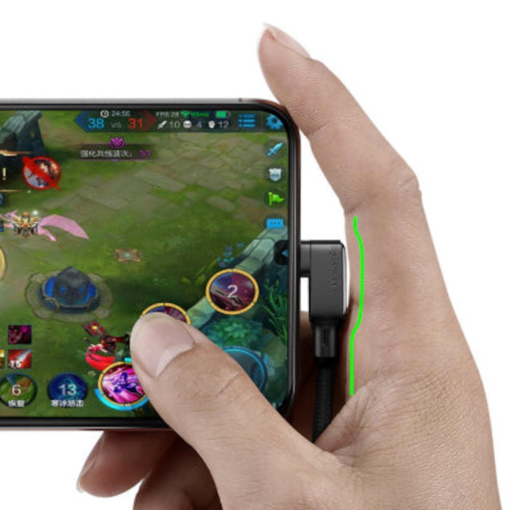 Mcdodo CA-7511 Lightning (ei MFI)–USB A vino -kaapeli, LED, 1,8 m, musta