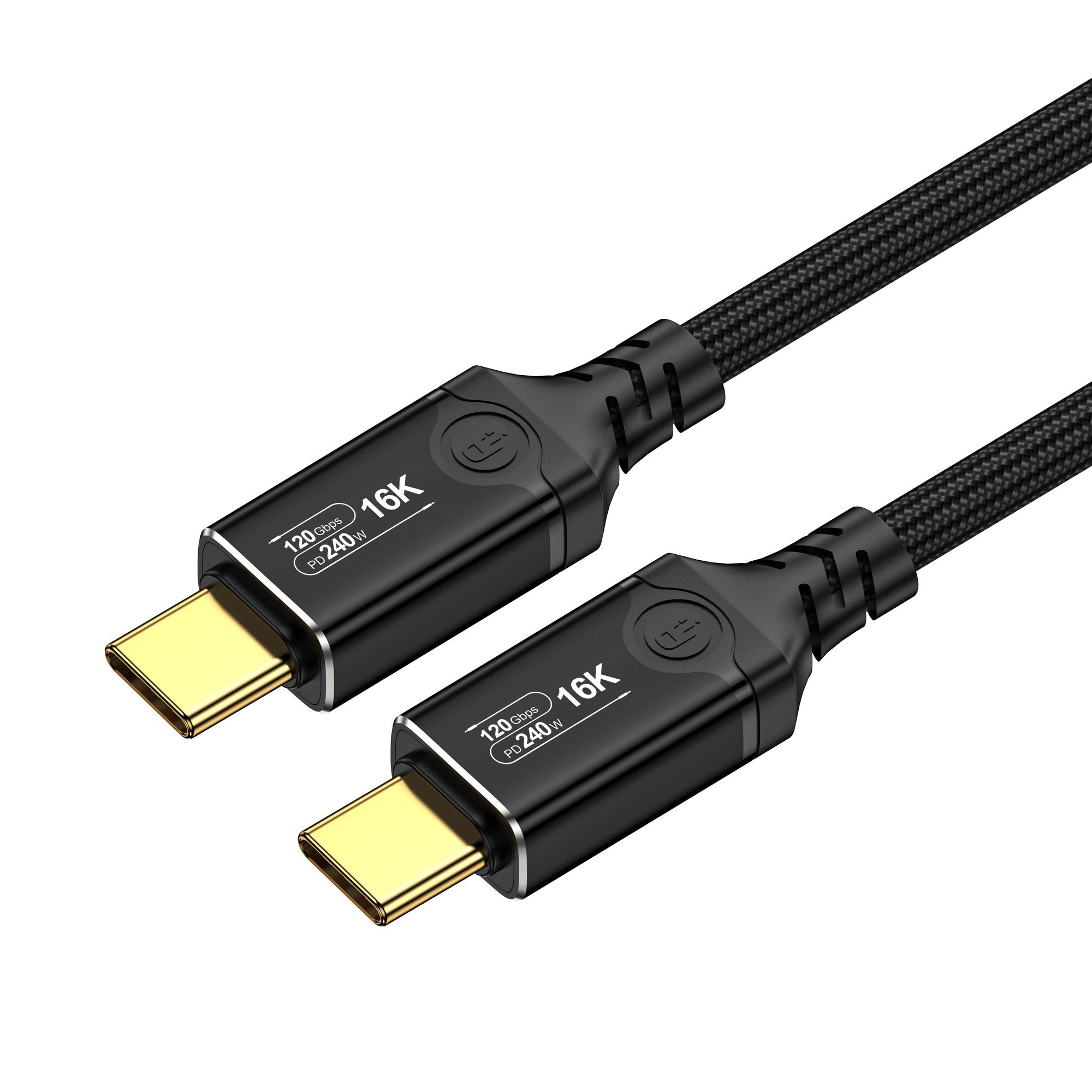 NÖRDIC 1m USB4 V2.0 120G 16K 240W yhteensopiva Thunderbolt