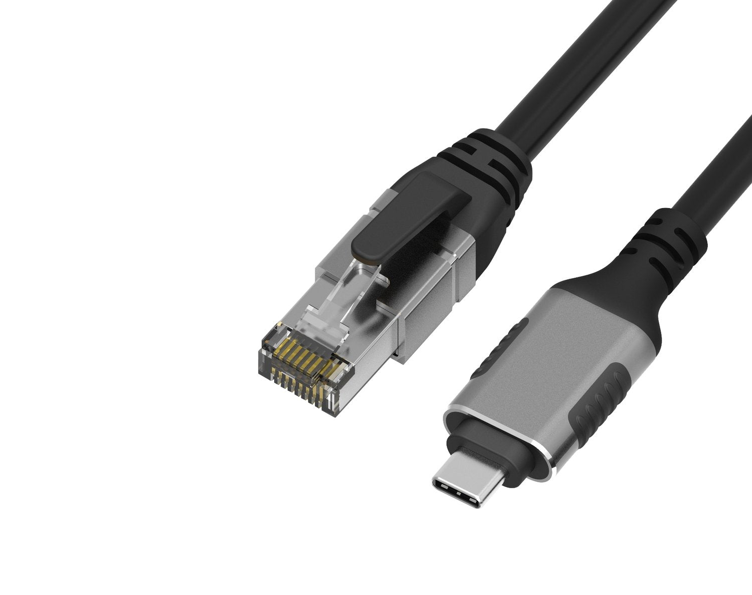 NÖRDIC 3m USB-C 3.1 - RJ45 1Gbps LAN Windows, MacOS, Linux, ChromeOS