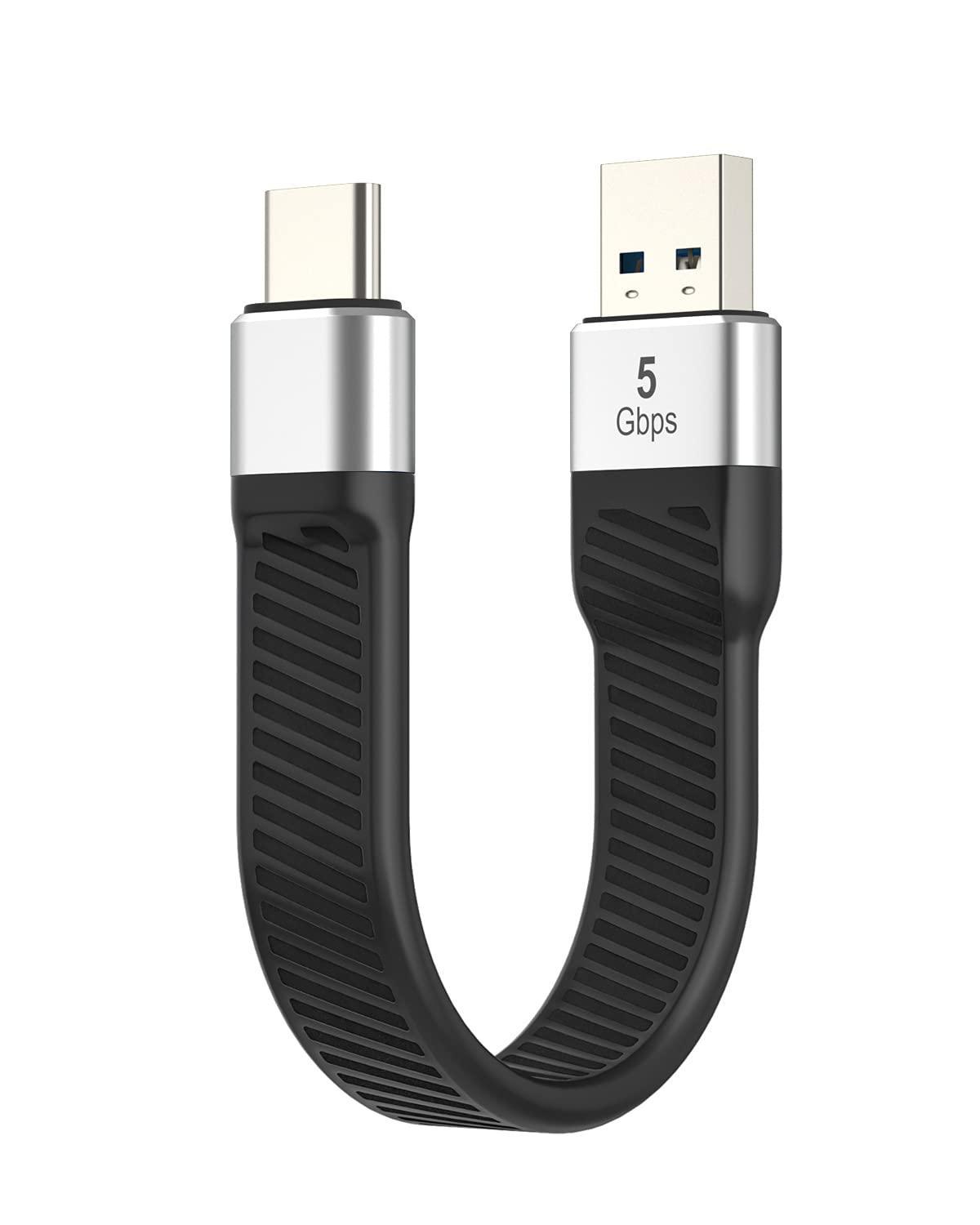 NÖRDIC Flat Adapter USB3.2 Gen1 USB-C - A 5Gbps 3A