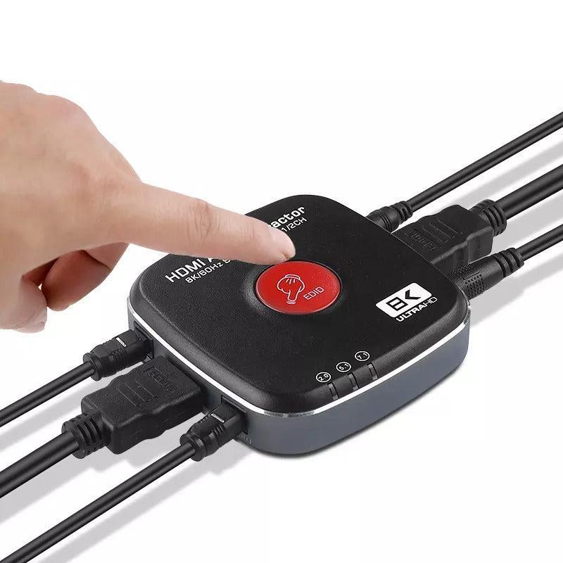 NÖRDIC HDMI 4K120Hz 8K60Hz ulosotto HDMI 1xHDMI 2xToslink 1xStereo RL HDCP2.3 HDR10 EDID