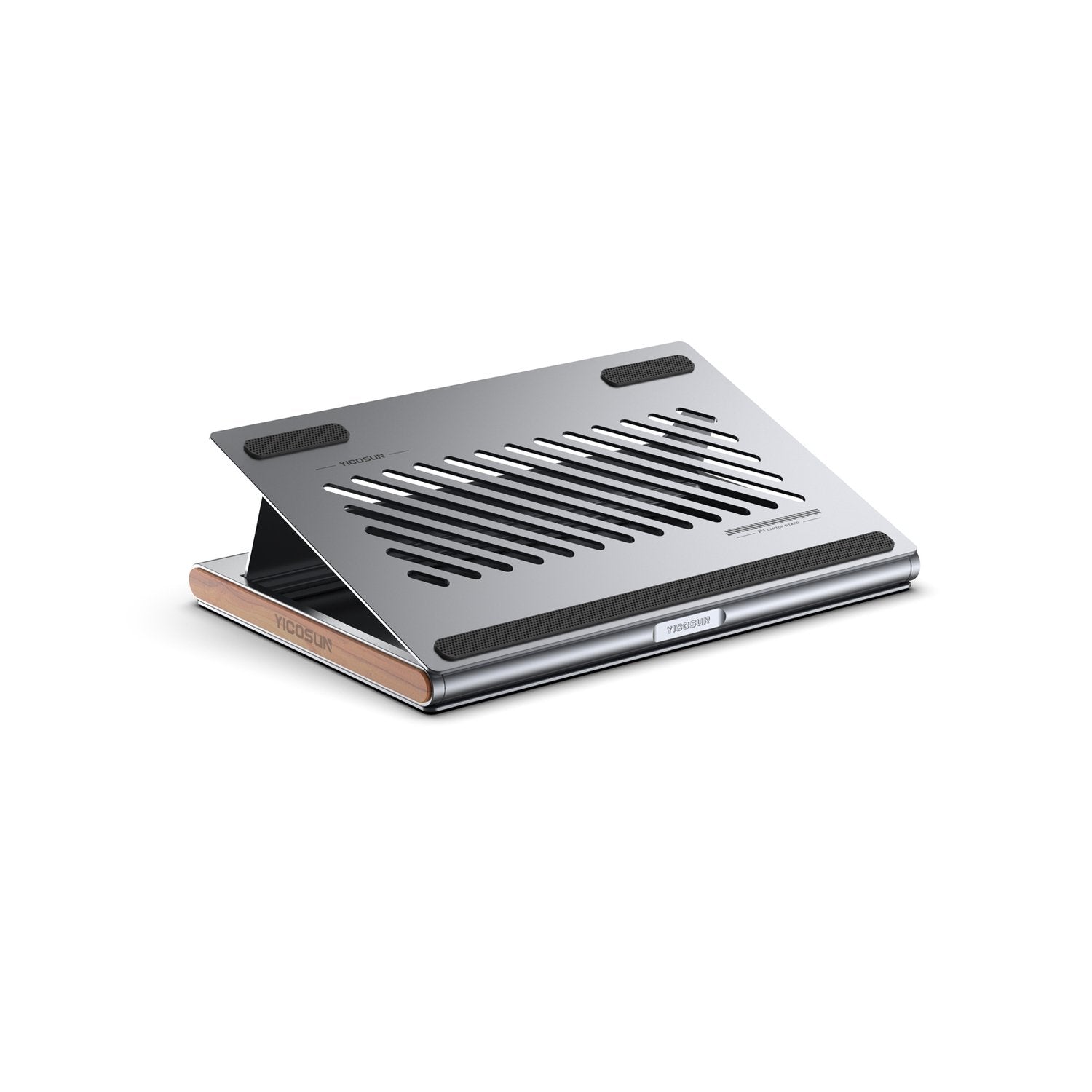 NÖRDIC kannettava kannettavan tietokoneen teline alumiinia ja silikonityynyt