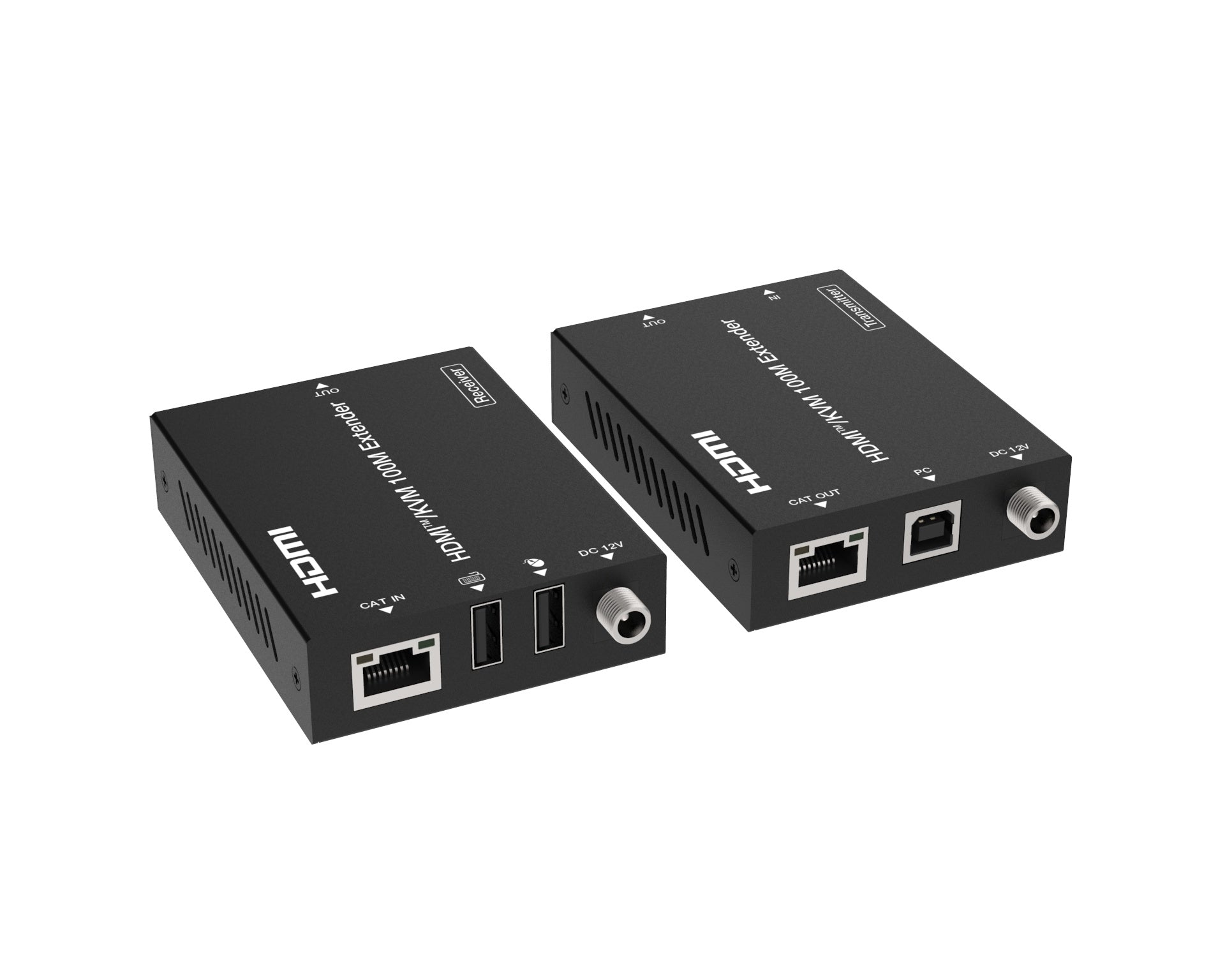 NÖRDIC KVM-laajennin HDMI 1080p60Hz 100m CAT6