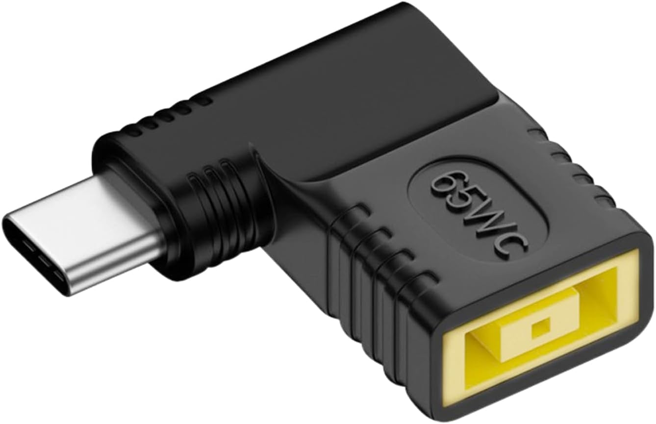 NÖRDIC Kulmikas Lenovo Square Yellow USB-C -sovitin