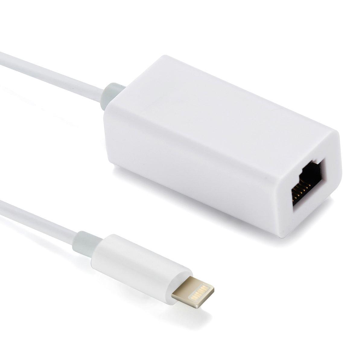 NÖRDIC Lightning (ei MFI)–10/100 Mb/s Ethernet-verkkosovitin, 1 m, valkoinen