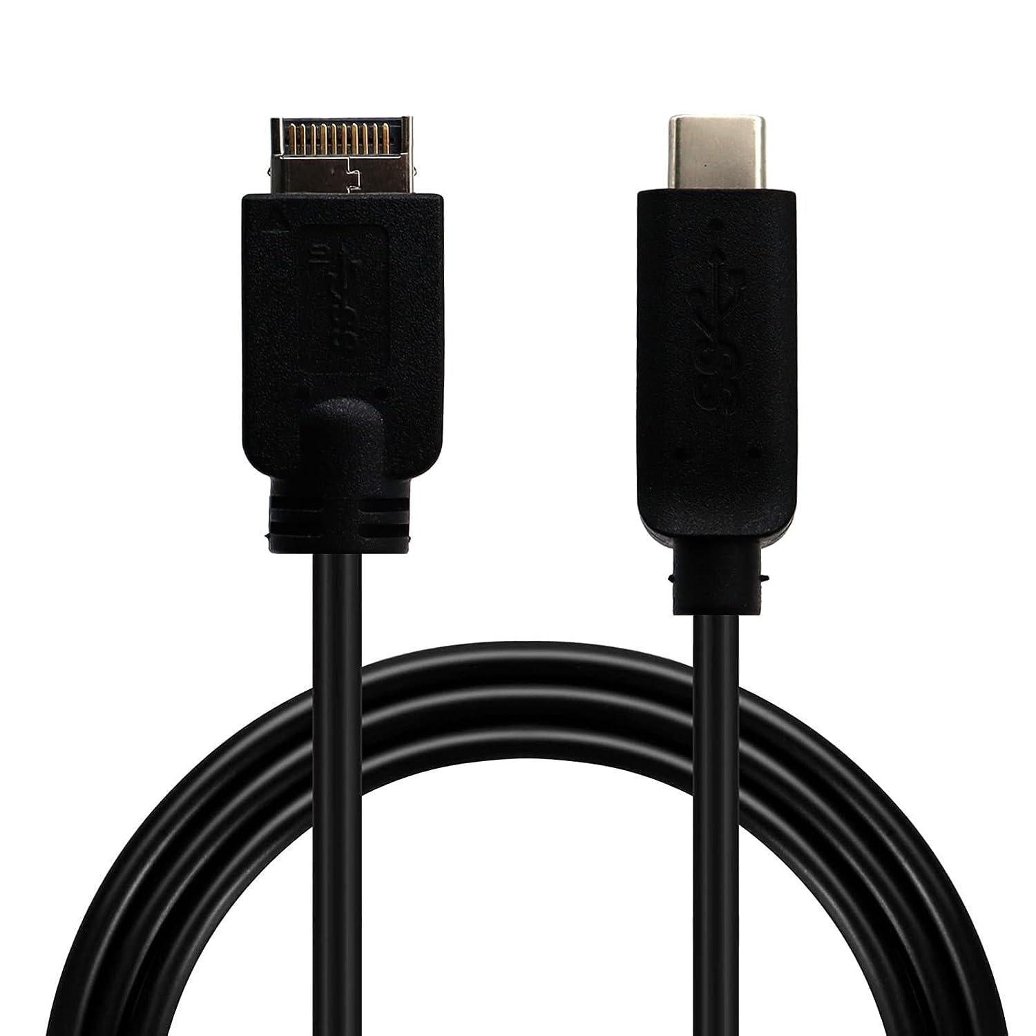 NÖRDIC Type E - USB-C litteä kaapeli 50 cm