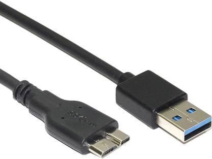 NÖRDIC USB 3.1 -kaapeli USB A–USB Micro B, 1 m, musta