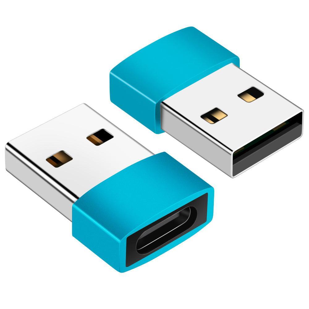 NÖRDIC USB C–OTG USB Mini -sovitin, metallia, musta