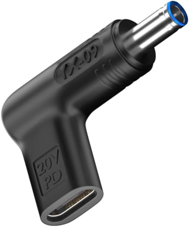 NÖRDIC USB-C – DC 4.5x3.0mm -sovitin 100W 12-20V HP-kannettaville tietokoneille