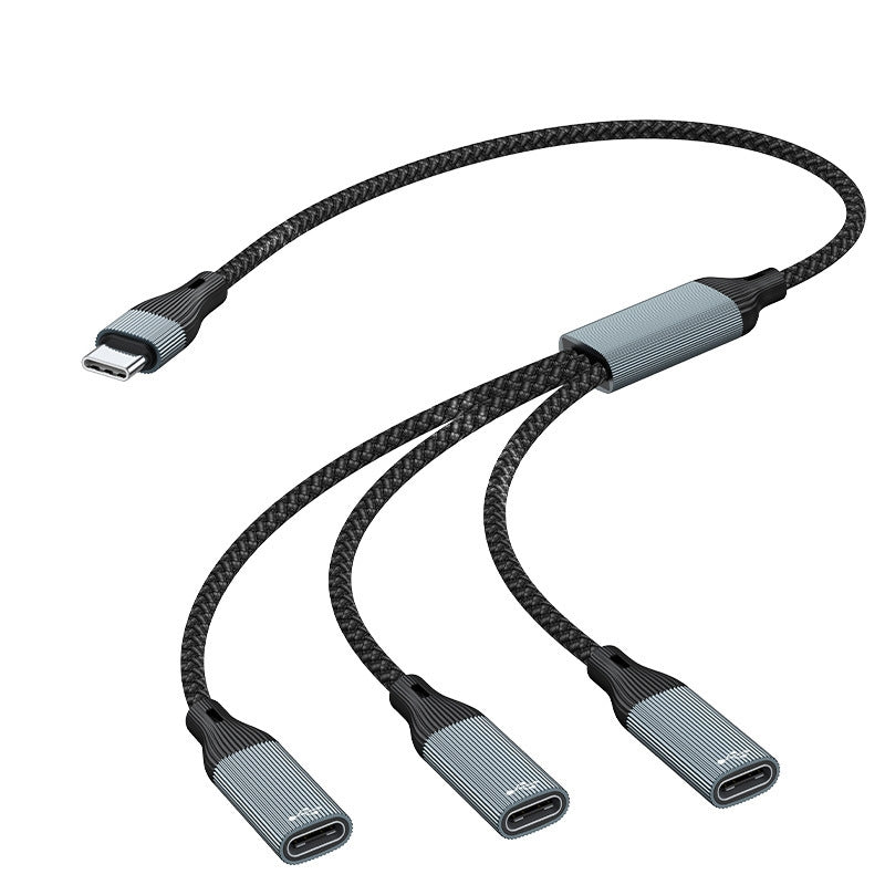 NÖRDIC USB-jakaja USB-C - 3xUSB-C