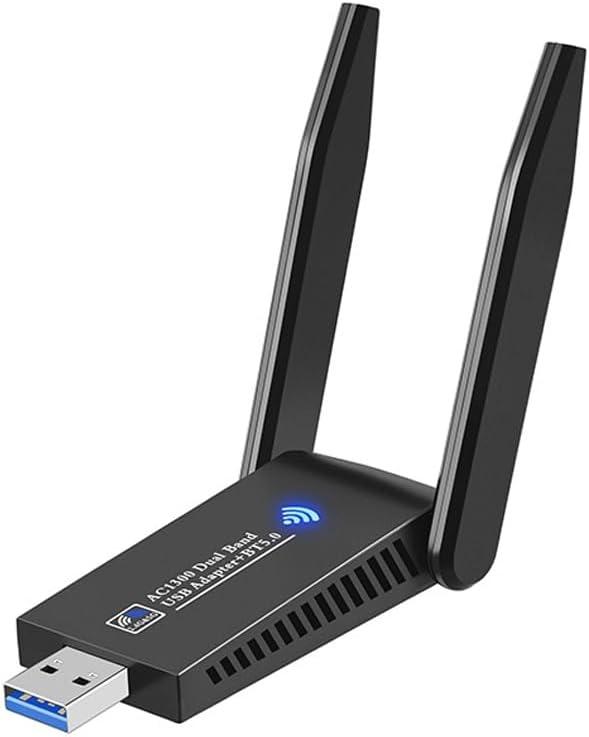 NÖRDIC WIFI6 Bluetooth 5.0 langaton USB 3.0 -sovitin Dual Band 2.4/5.8GHz 1300Mbps