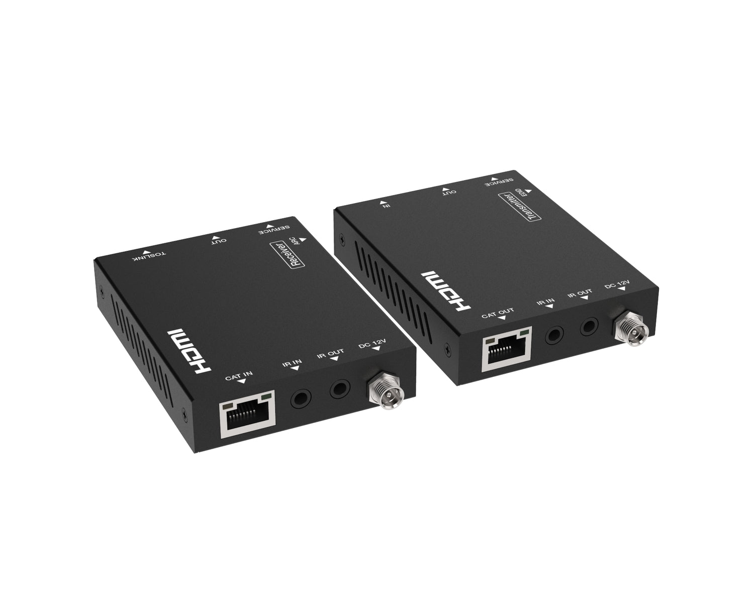 NÖRDIC-Laajennin videolle, äänelle ja infrapunalle jopa 70 m CAT6-etäisyydelle