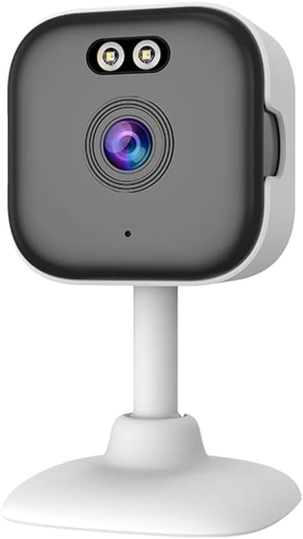 NÖRDIC 2K valvontakamera, WiFi-yhteensopiva sisäkäyttöön 32GB SD-kortilla, 5GHz & 2,4GHz tuki AI Starlight Color Night Visionille, AI Henkilö- ja liikkeentunnistus