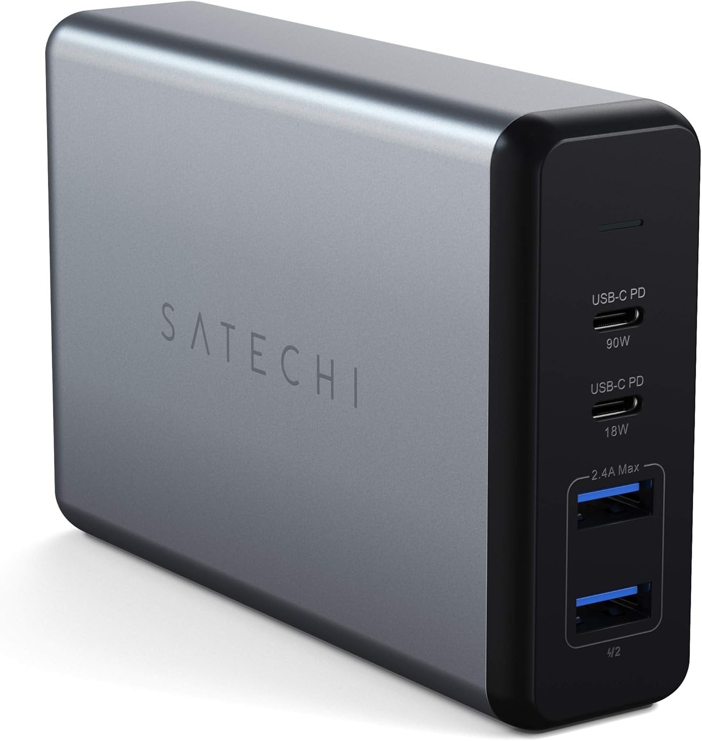 Satechi 108W Pro USB-C PD -pöytälatausasema – 2xUSB-C PD & 2xUSB A -porttia