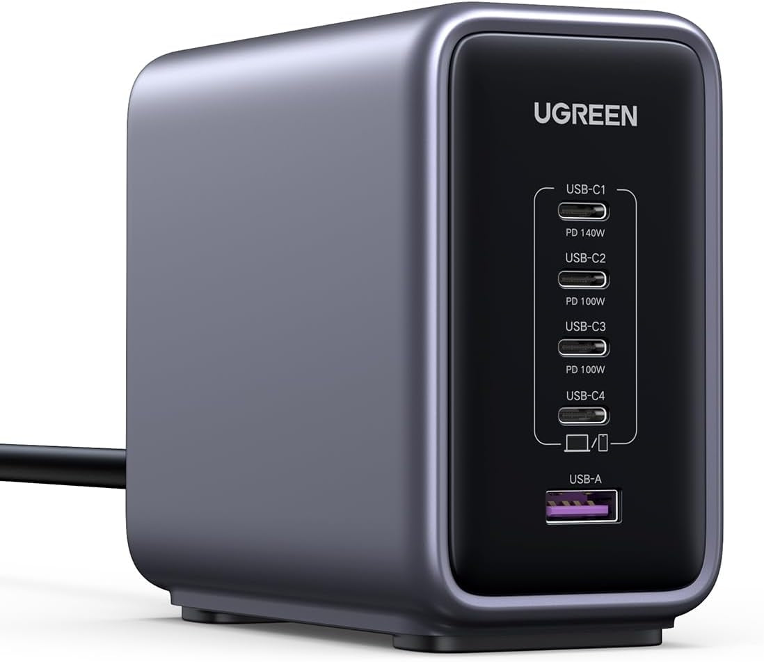UGREEN Nexode 5-porttinen PD 3.1 300 W GaN-laturi