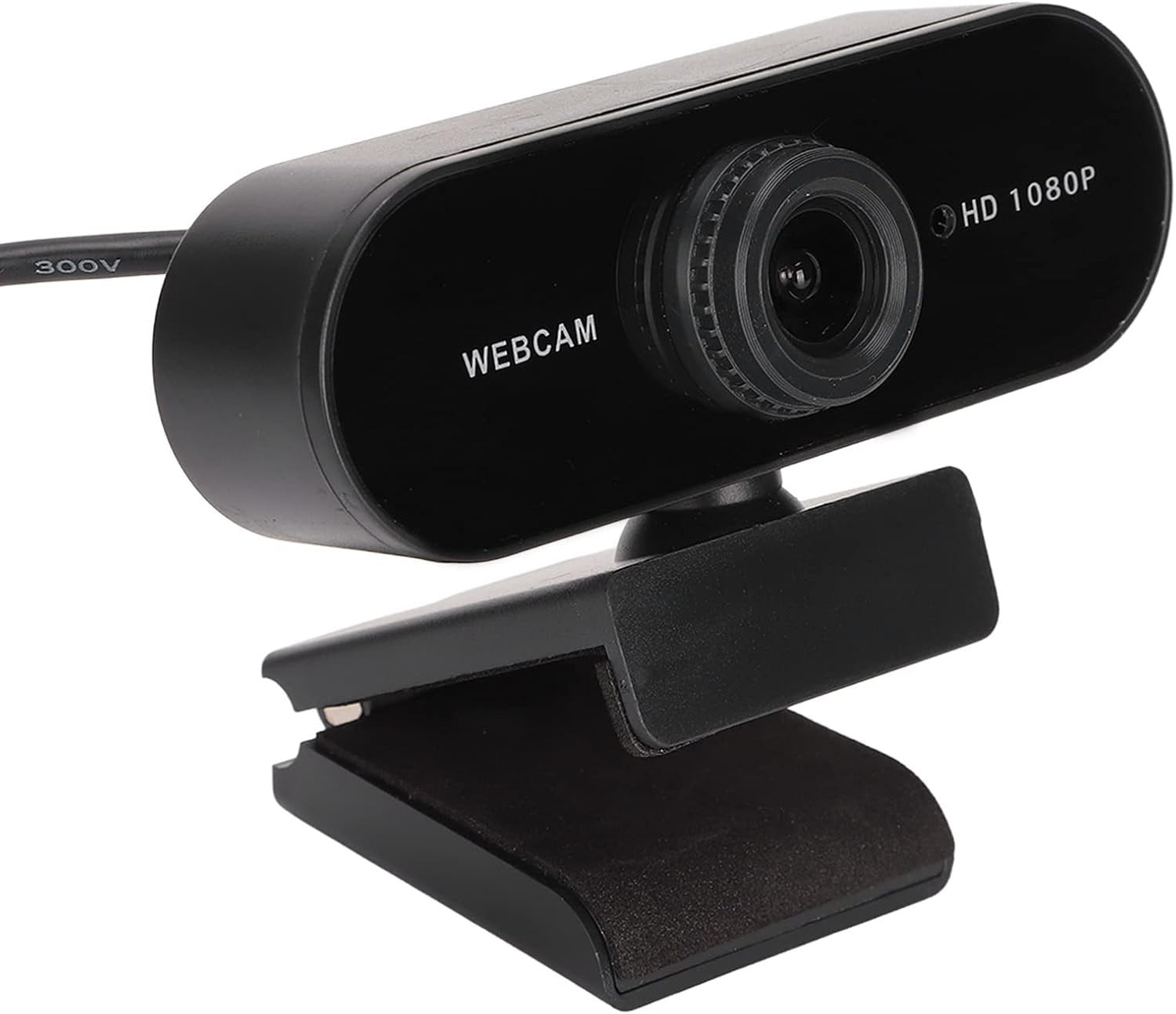 USB-verkkokamera Full HD 1080p, 30 fps, mikrofonilla, 360 astetta kääntyvä pohja ja 45 asteen kallistus, 2MP