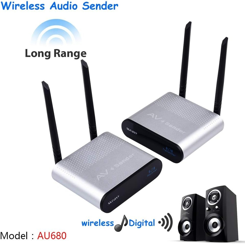 Langaton digitaalinen äänilähetin ja -vastaanotin – sovitin HiFi-kotiteatterijärjestelmään, kaiuttimiin, vahvistimeen, matkapuhelimeen, televisioon, MP3-soittimeen ja kuulokkeisiin.