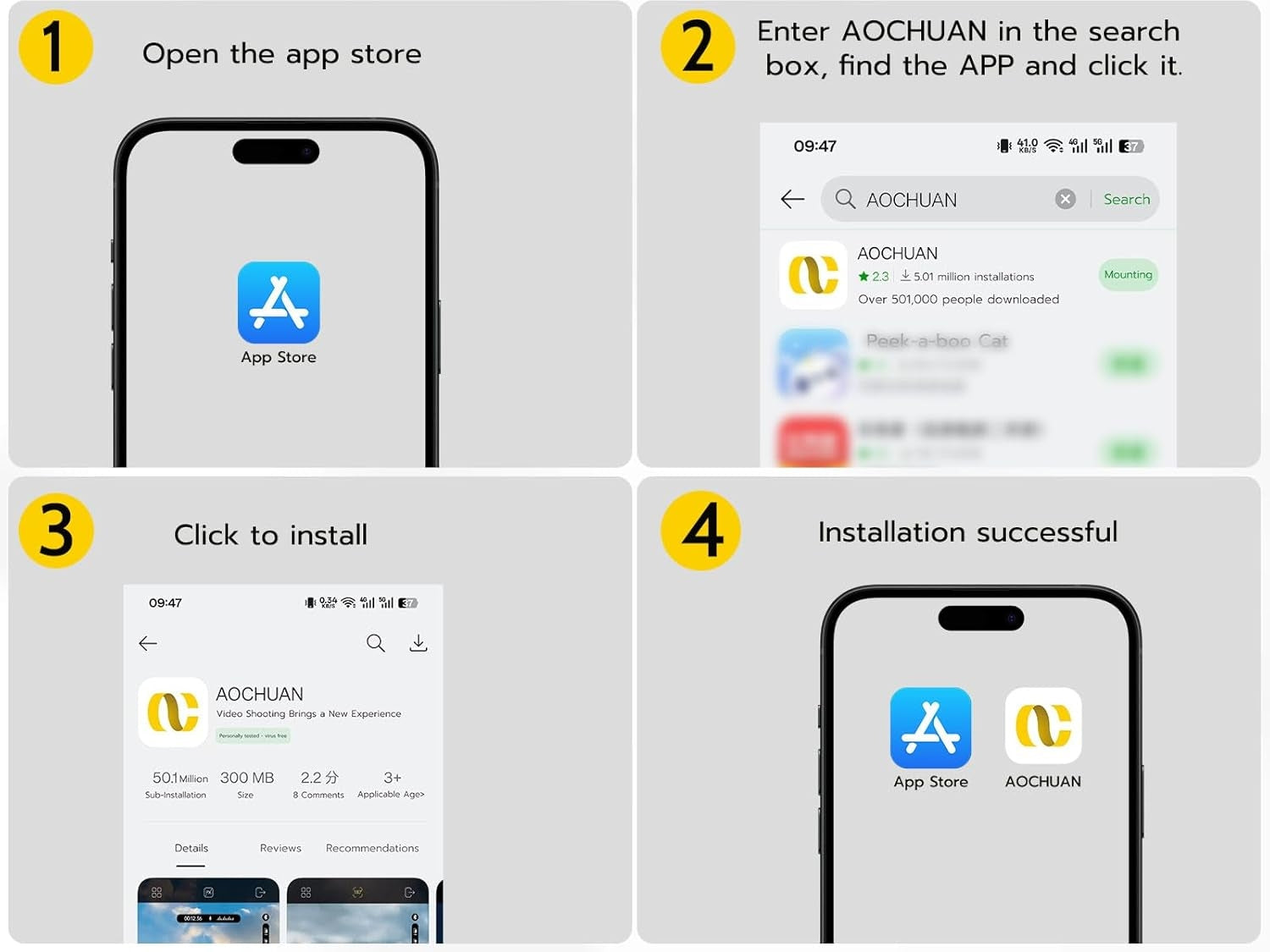 Käsikäyttöinen 3-akselinen puhelin-stabilisaattori Taitettava gimbal iPhone- ja Android-laitteille Fokusrulla ja kasvo-/kohdesuunnannus
