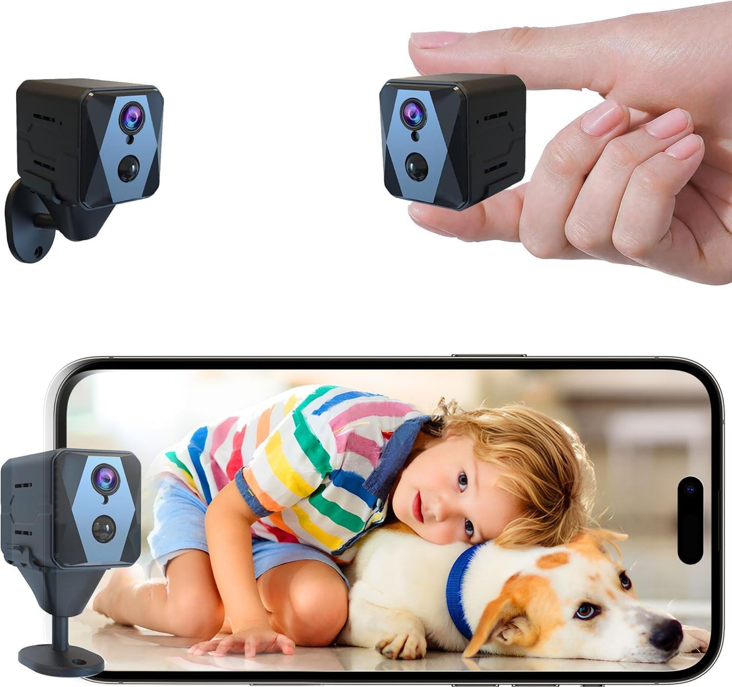 5GHz WiFi Mini-Kamera, 4K Langaton Sisätilojen Valvontakamera