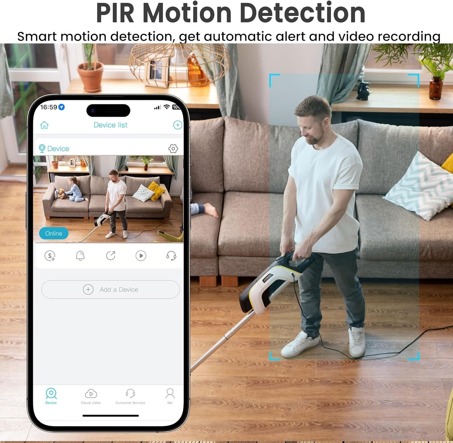 5GHz WiFi Mini-Kamera, 4K Langaton Sisätilojen Valvontakamera