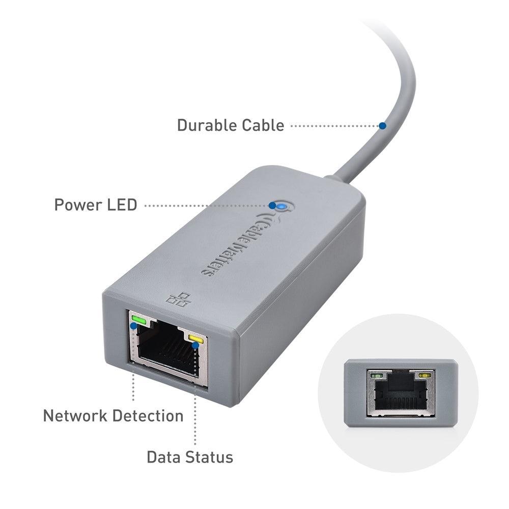 Cable Matters USB-C - Gigabit Ethernet -sovitin Toimii Chromebook-sertifioidun kanssa