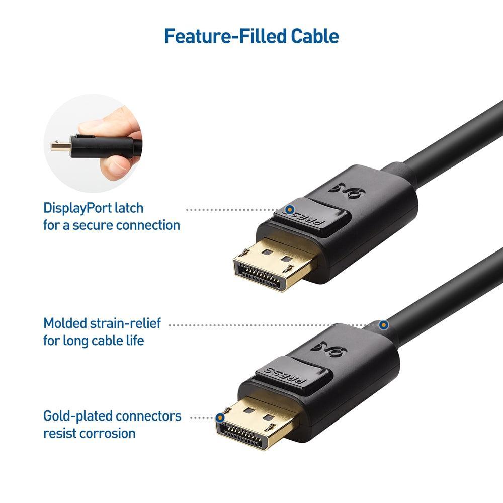 Cable matters 0,9 m Displayport to Displayport 1,4 kaapeli 8K 60 Hz 32,4 Gbps 10-bittinen HDR