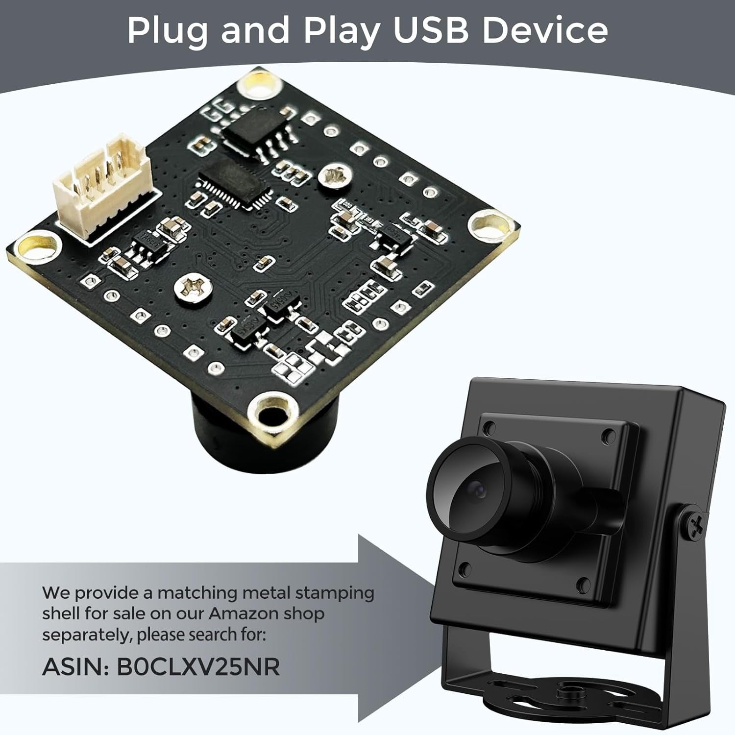 USB 2.0 1080p -kameramoduuli 130° laajakulmalla PC:lle, Raspberry Pi:lle, Jetson Nanolle ja SBC-laitteille