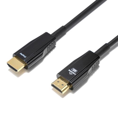 DELTACO-sertifioitu 20 m Ultra High Speed HDMI 2.1 aktiivinen AOC optinen kuitukaapeli 8K 60 Hz 4K 120 Hz 48 Gbps Dynaaminen HDR, eARC, VRR