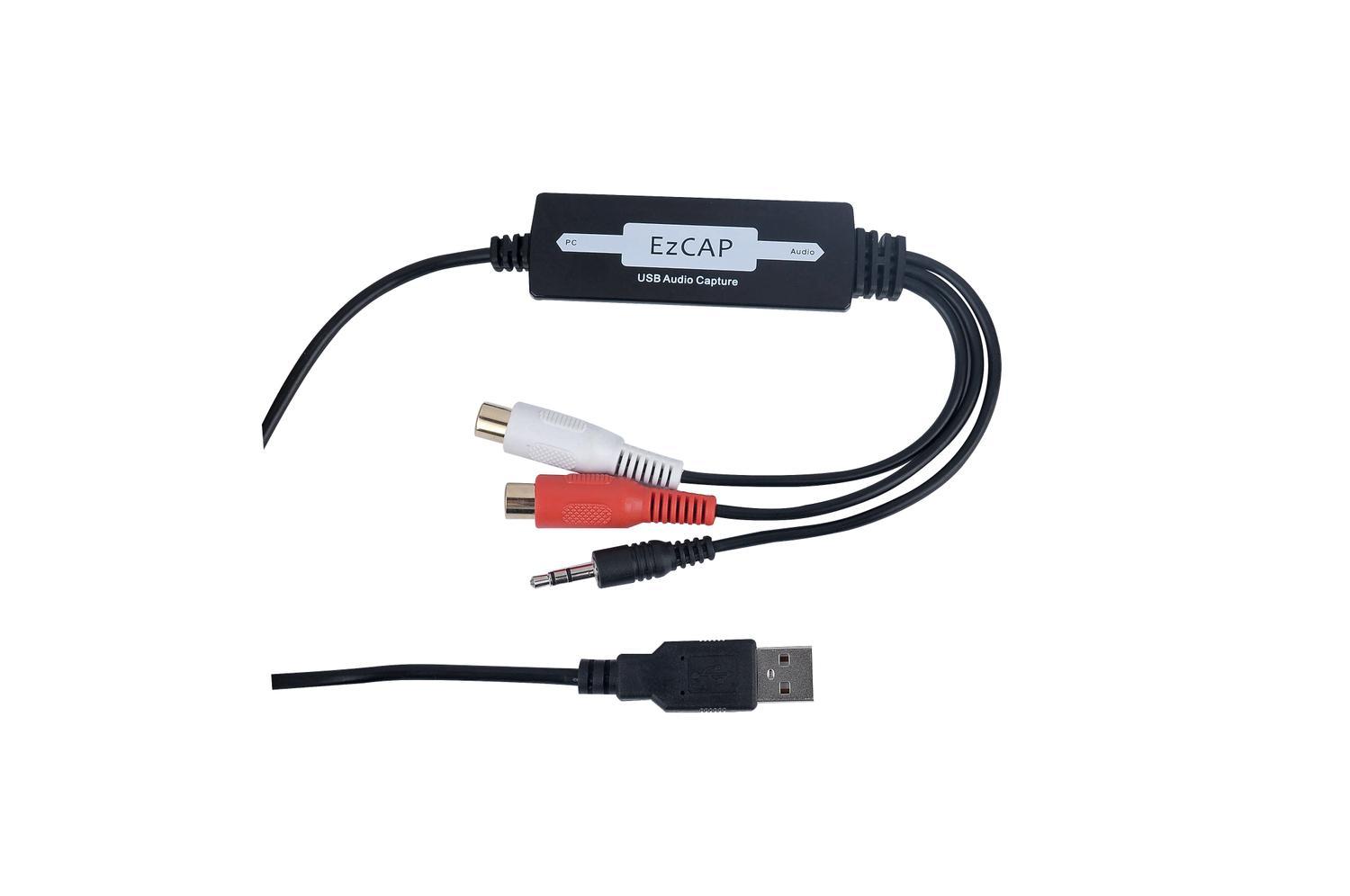 EZCAP216 USB Audio -muunnin analogiseen digitaaliseen äänentoistoon