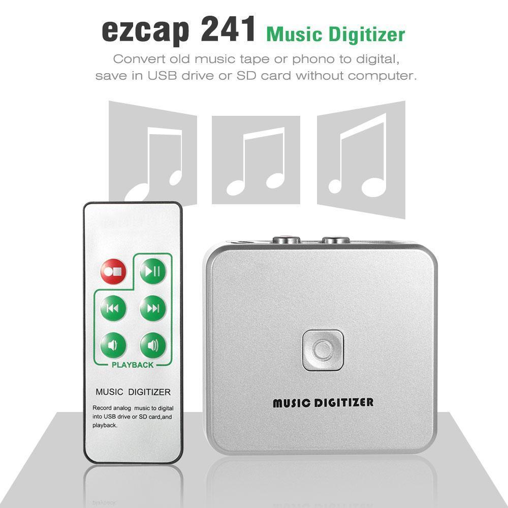 EZCAP Music Digitalizer analogisesta digitaaliseen audioon