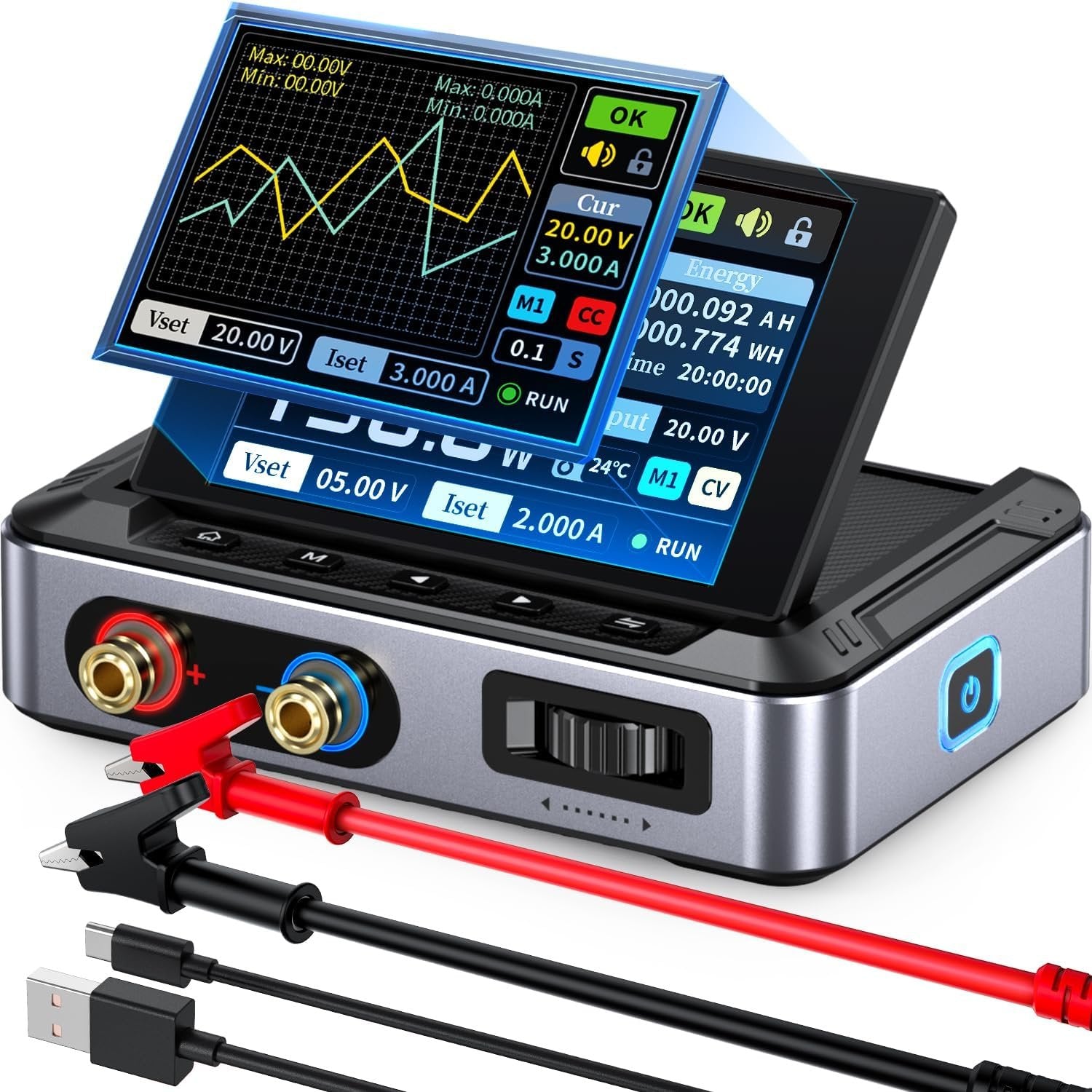 FNIRSI Mini DC Adjustable CNC Programmable Regulated Switching Power Supply
