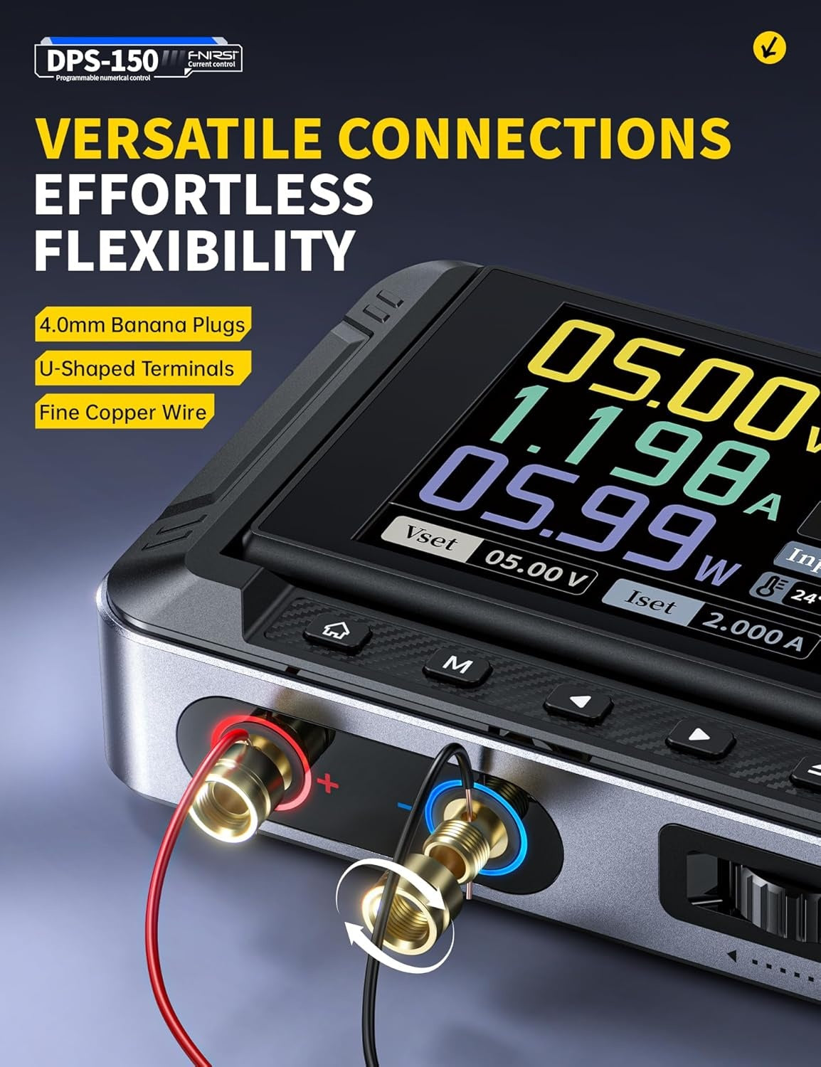 FNIRSI Mini DC Adjustable CNC Programmable Regulated Switching Power Supply