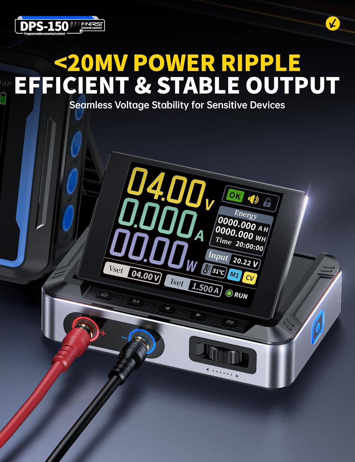 FNIRSI Mini DC Adjustable CNC Programmable Regulated Switching Power Supply