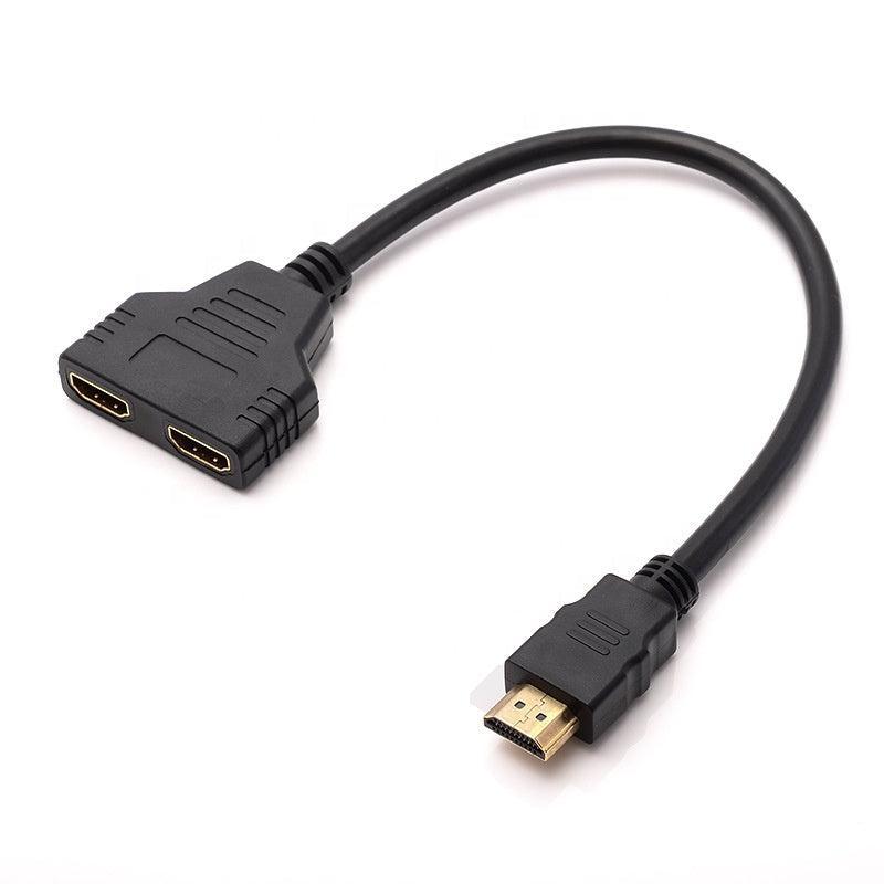 HDMI jakaja 1–2, tarkkuus 1080p, 10 cm kaapeli