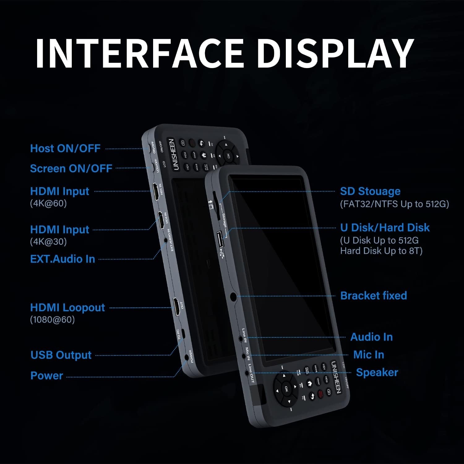 HD-videotallennuslaite, video HDMI:stä, RCA:sta, VHS:stä, VCR:stä, DVD:stä, videokamerasta, Hi8:sta