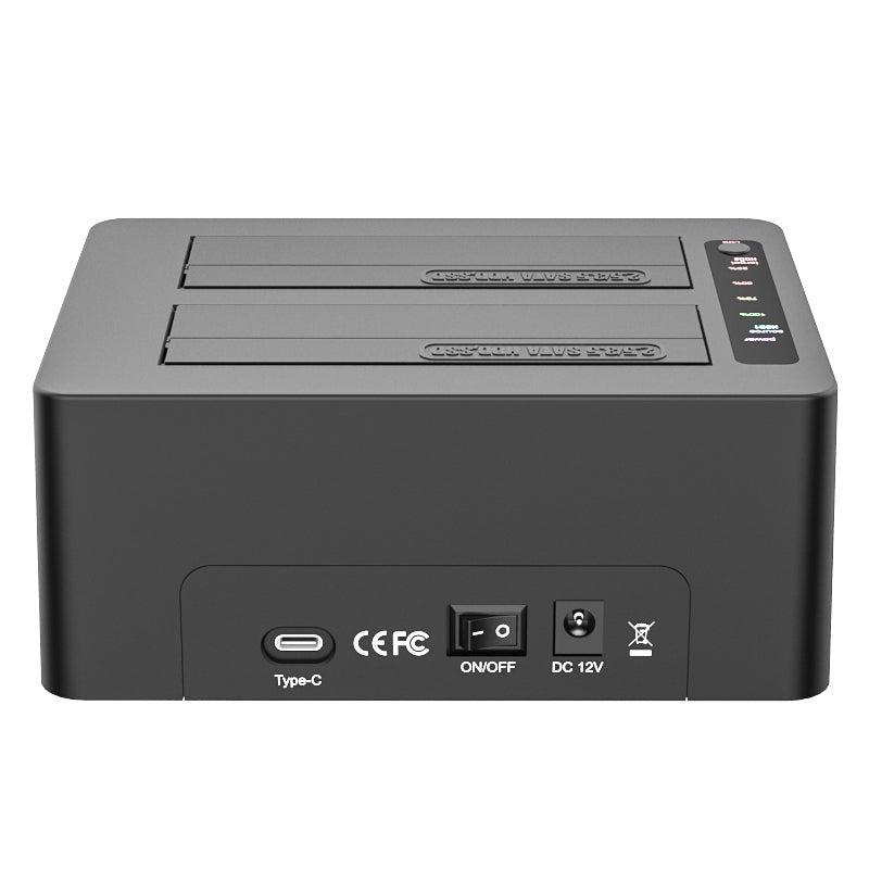 Maiwo K3082C USB C 3.1 GEN2 10 Gb/s telakointiasema 2 kpl 2,5 3,5 SATA-kiintolevy, SSD, 14 Tt:uun saakka, UASP-tuki, SATAIII-tuki, 6 Gb/s