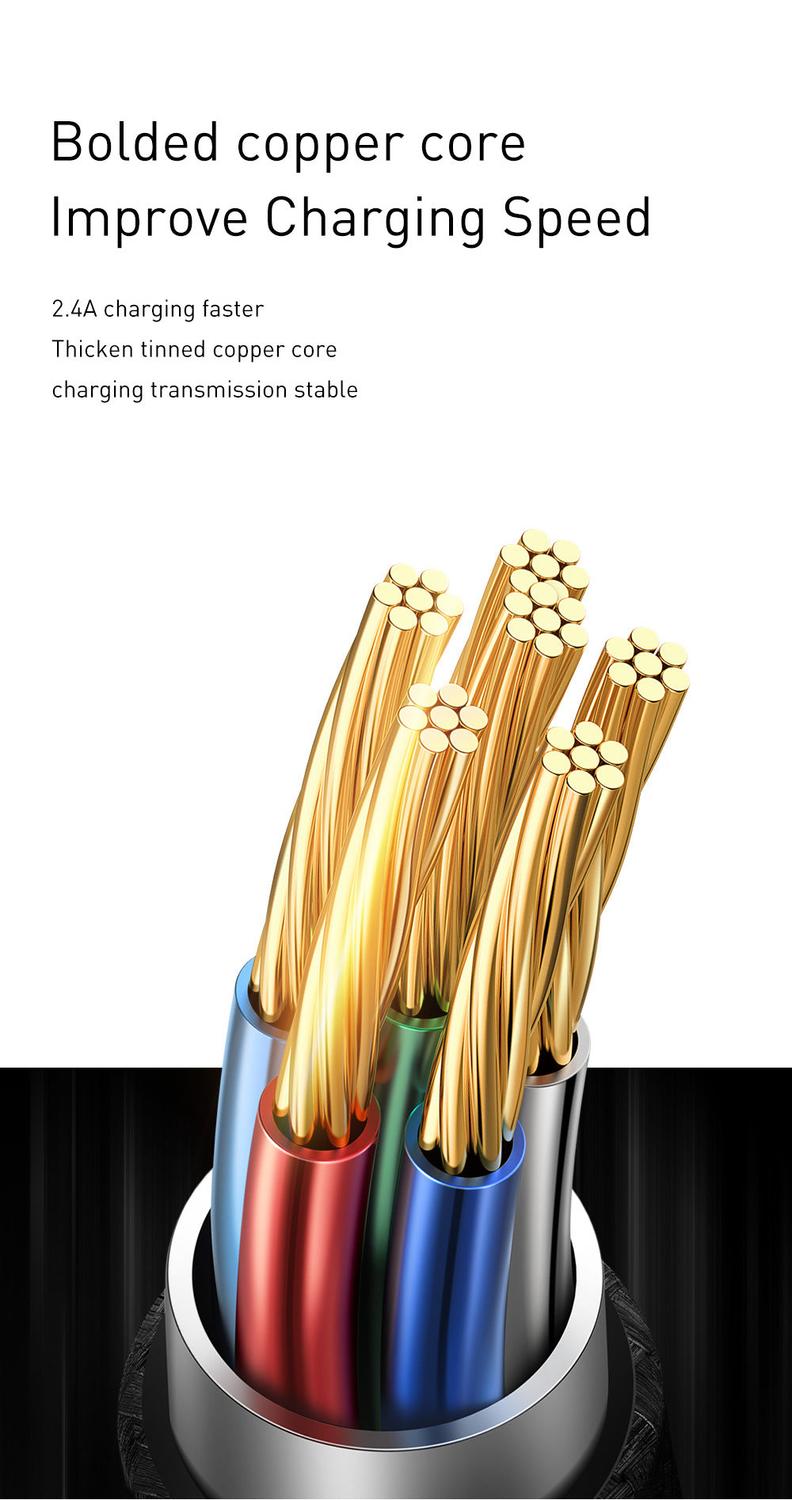 Mcdodo CA-6190 USB C–USB A -kaapeli synkronointiin ja nopeaan lataukseen, LED-merkkivalo, lataus päättyy automaattisesti, kun se on valmis, musta, 1 m