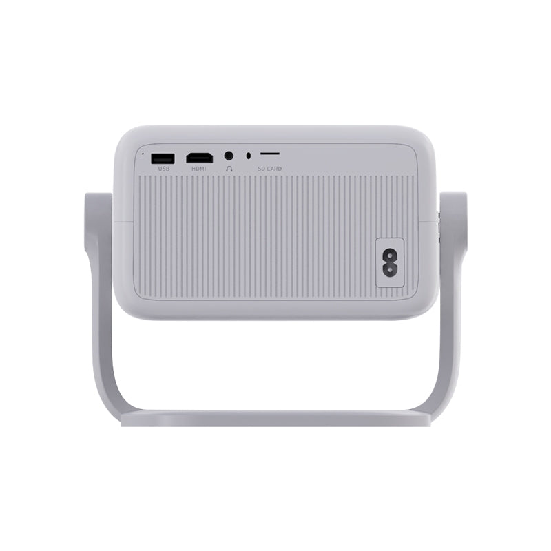 NÖRDIC 1080P Projektori Netflix-sertifioitu 320 ANSI lumen 2.4/5G WiFi 6 tuki iOS/Androidille