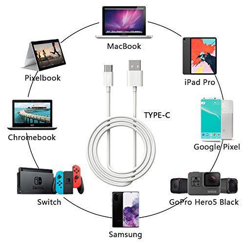 NÖRDIC 1m USB C 2.0 - USB A -kaapeli 480Mbps valkoinen