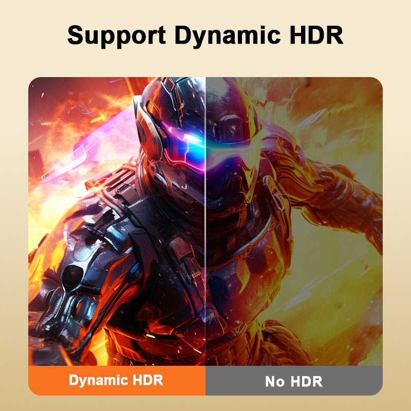 NÖRDIC 1 m nailonpunottu DisplayPort 2.1 kaapeli DP80 UHBR20 80Gbps 16K/10K/8K@60Hz 4K@165/144Hz DSC 1.2a HDR HDCP 2.2 FreeSync G-Sync