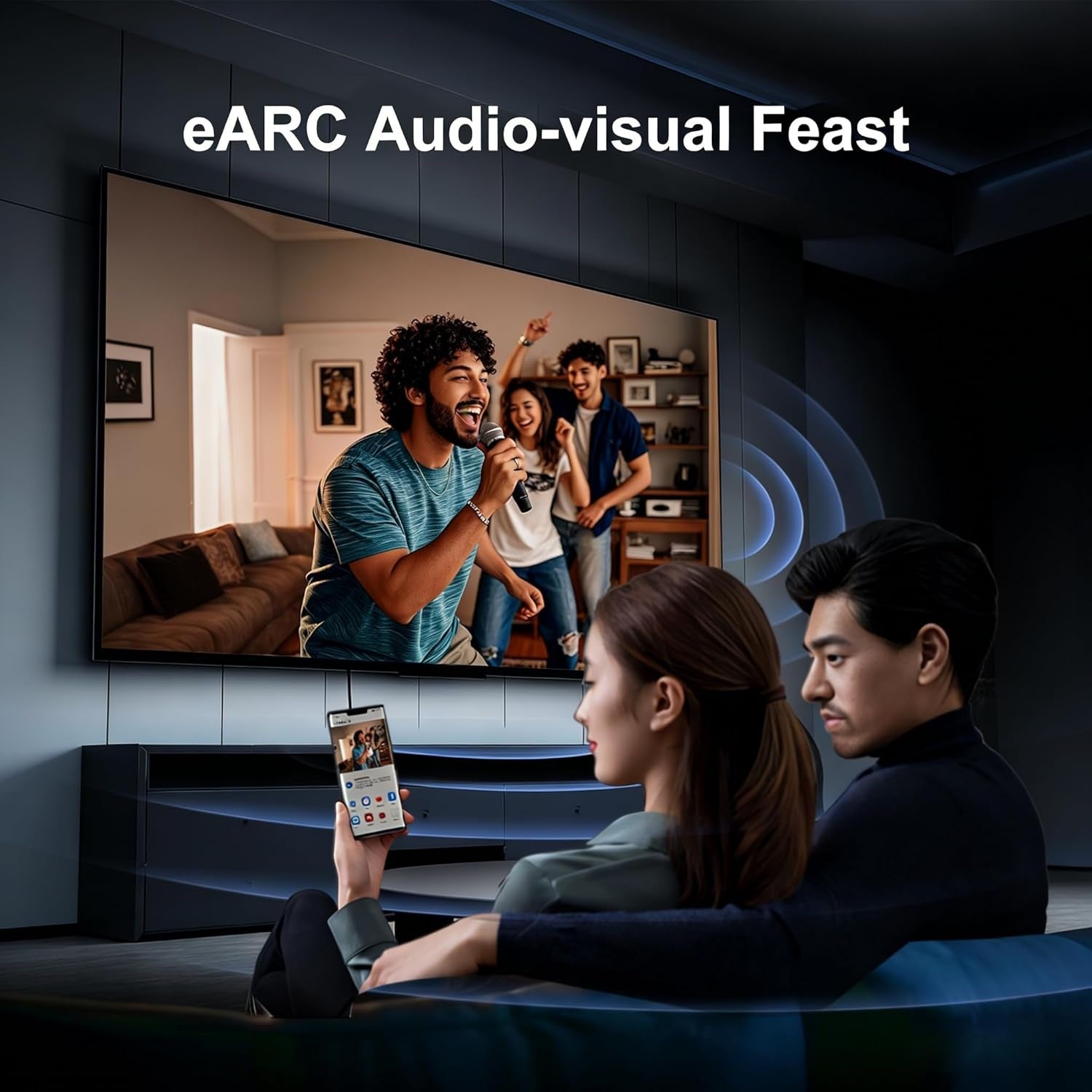 NÖRDIC 2m HDMI 2.2 kaapeli 96 Gbps, tukee 16K 60Hz, 8K 240Hz, 4K 480Hz, HDCP 2.2 & 2.3, DTS:X, Dynamic HDR10+ ja eARC
