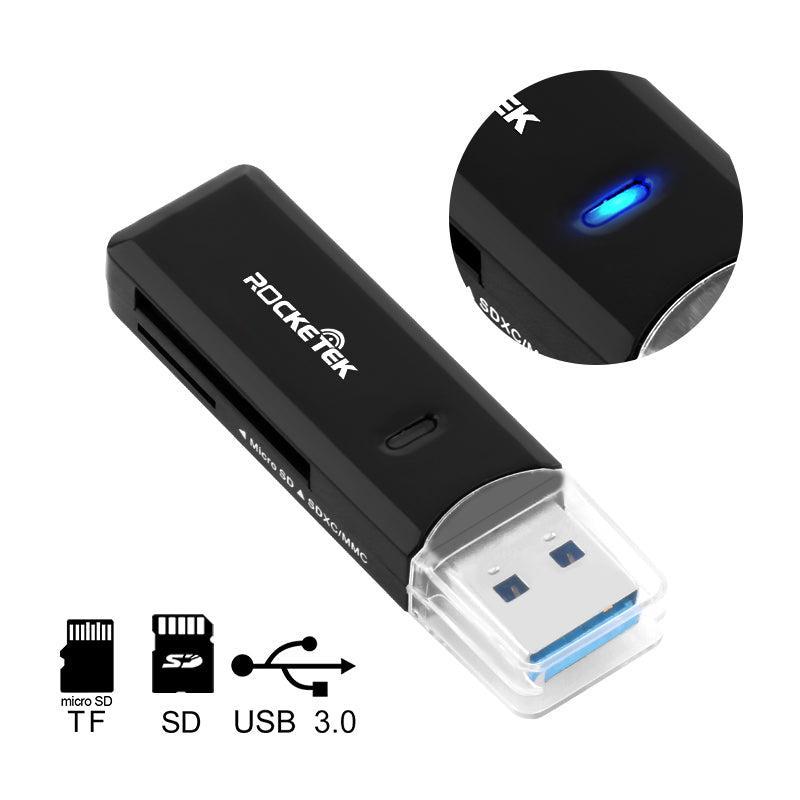 NÖRDIC USB 3.0 kortinlukija 2 korttipaikkaa SD, MicroSD UHS-I