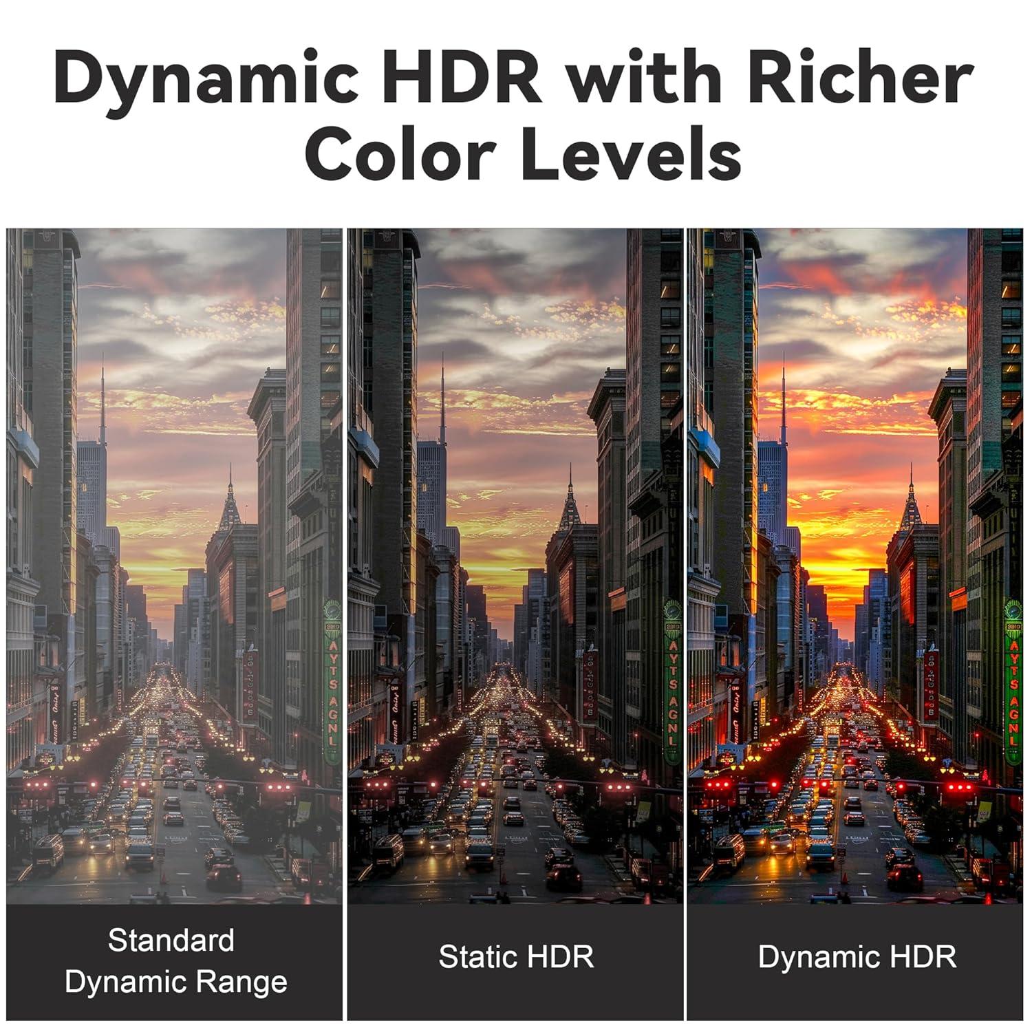 NÖRDIC 30 m Active AOC optinen kuitukaapeli HDMI 2.1 8K 60 Hz, 4K 120 Hz, 48 Gb/s, Dynamic HDR, eARC, VRR, RTX 3080 3090 -yhteensopiva
